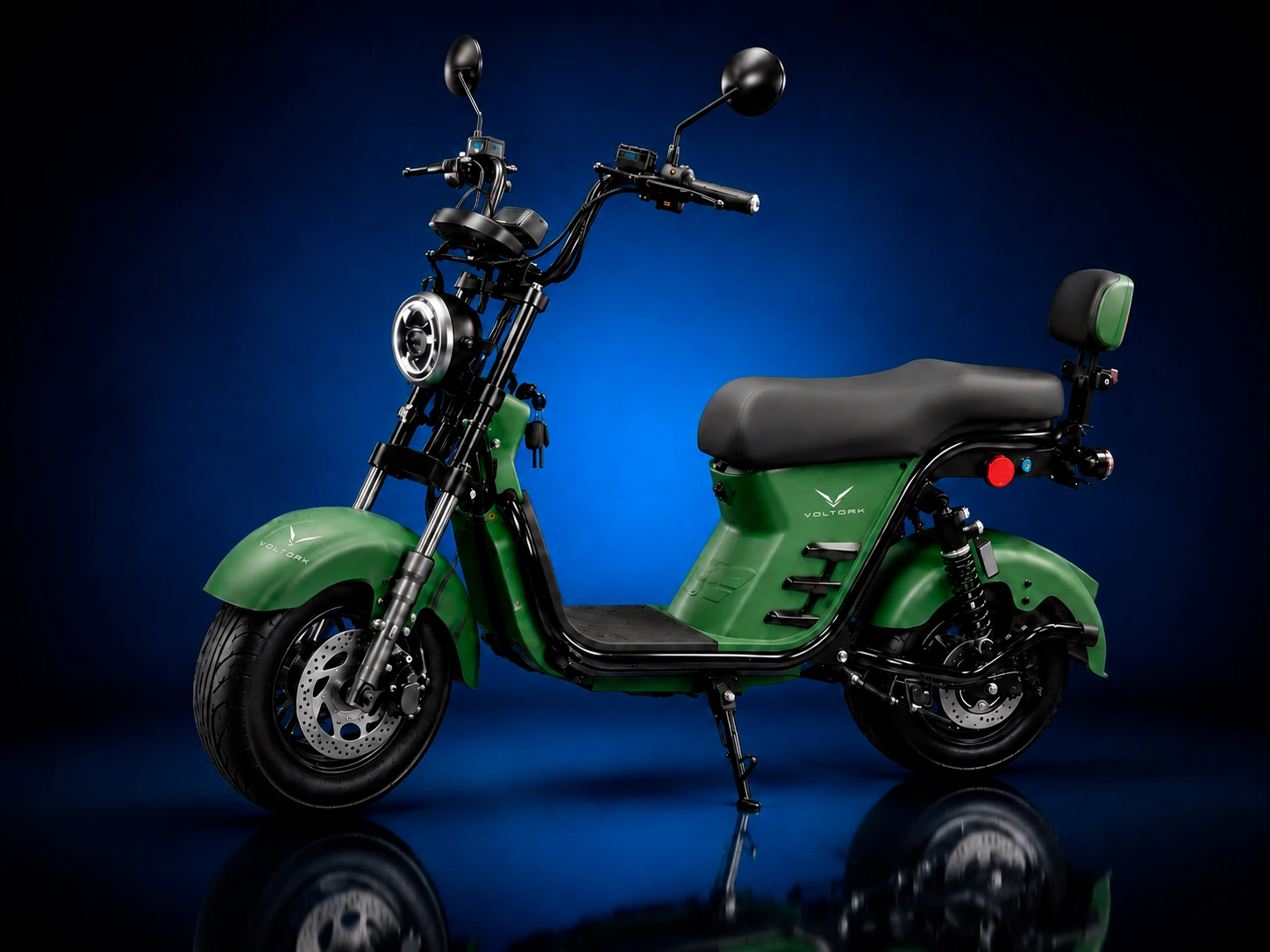 Voltork X-13 verde, ambiente limpo e silencioso
